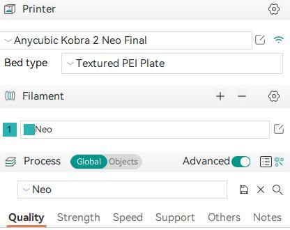 Anycubic Kobra 2 Neo Orca Slicer Profile