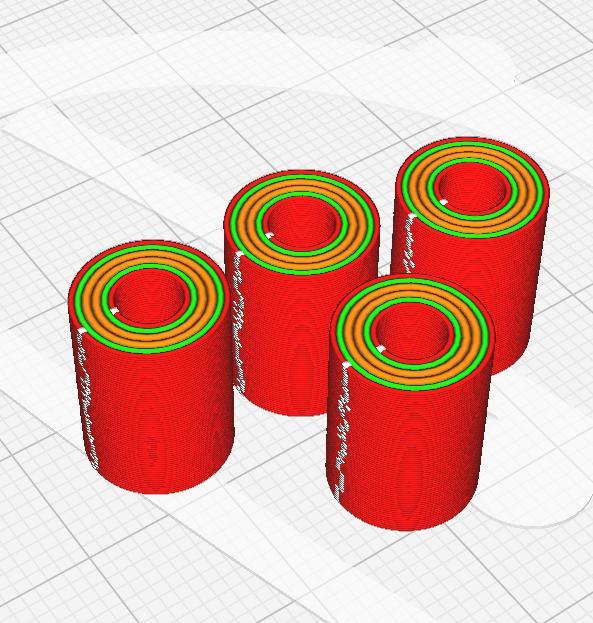 Elegoo Neptune 4 bed leveling spacers TPU