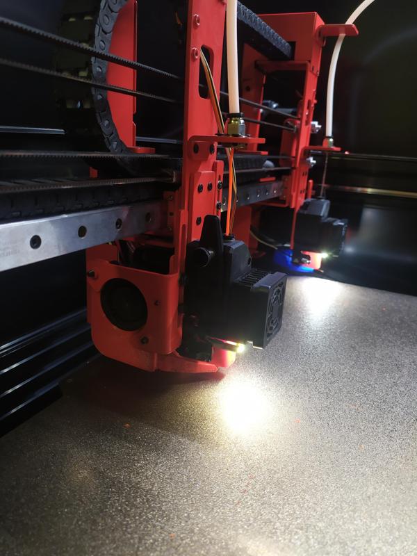 MODIX BIG Idex Griffin with Volcano hotend double-sided DUCT