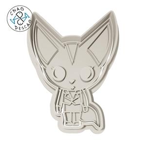 Fenneko Aggretsuko (no 4) - Cookie Cutter - Fondant - Polymer Clay