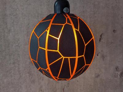Thermoformed Voronoi "Lava Lamp"