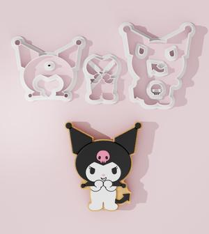 Kuromi #1 Cookie Cutter with CCHub Logo