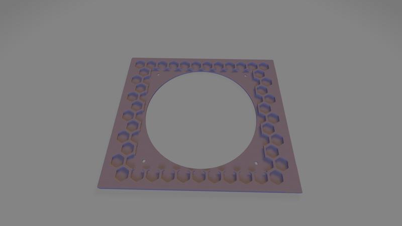V0.x Back Panel with 140mm fan cooling