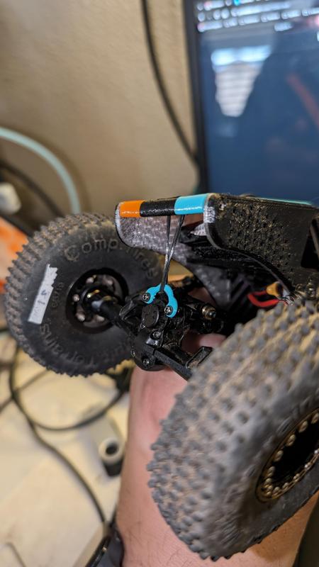 SCX24 Front and Rear Axle Limiting Strap Mounts