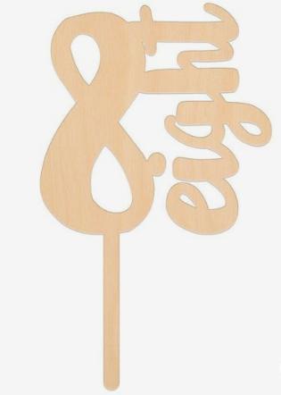 cake topper eight