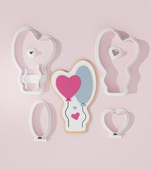 Valentine Balloons Cookie Cutters
