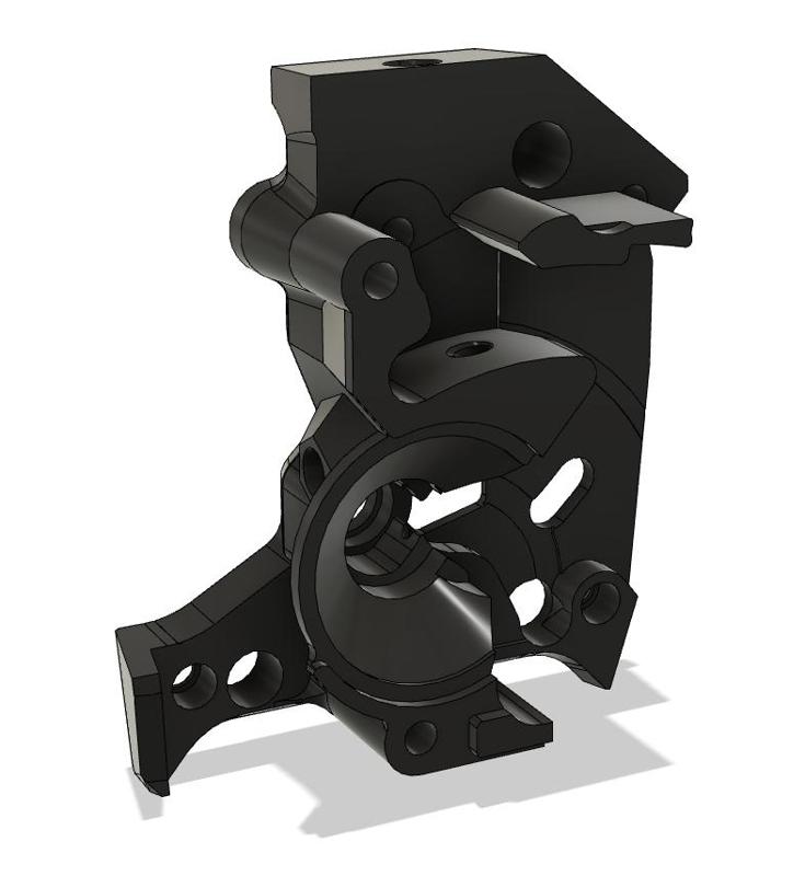 CW2 updated to be compatible sturdier lever and fan shroud