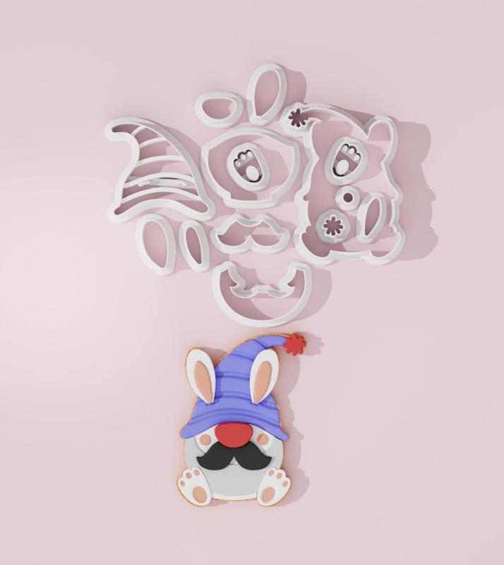 Easter Chubby Gnome #1 Cookie Cutter
