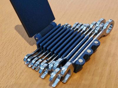 Small wrench set holder