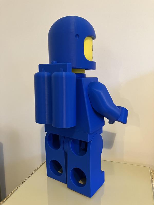 Air tank for Mega Lego-like Minifigure (10:1 scale)