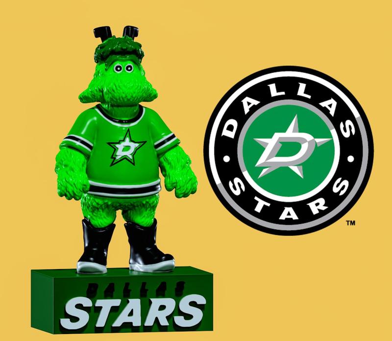 NHL - Dallas Stars - Victor E Green Mascot statue - 3d Print
