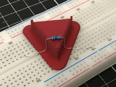 Bending jig for breadboard