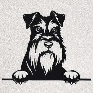 SCHNAUZER DOG WALL ART 2D DECORATION