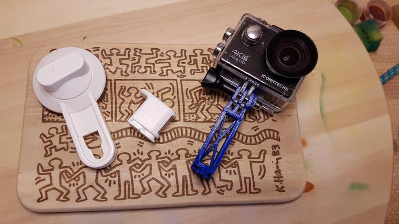 Gopro on IKEA Stugvik suction hook