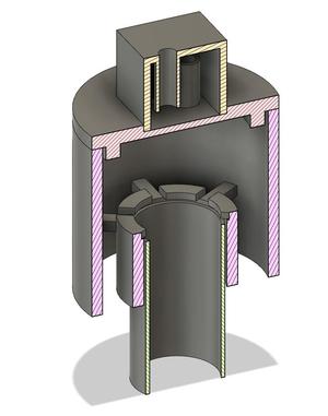 Aquarium Overflow Silencer for 25mm pipe
