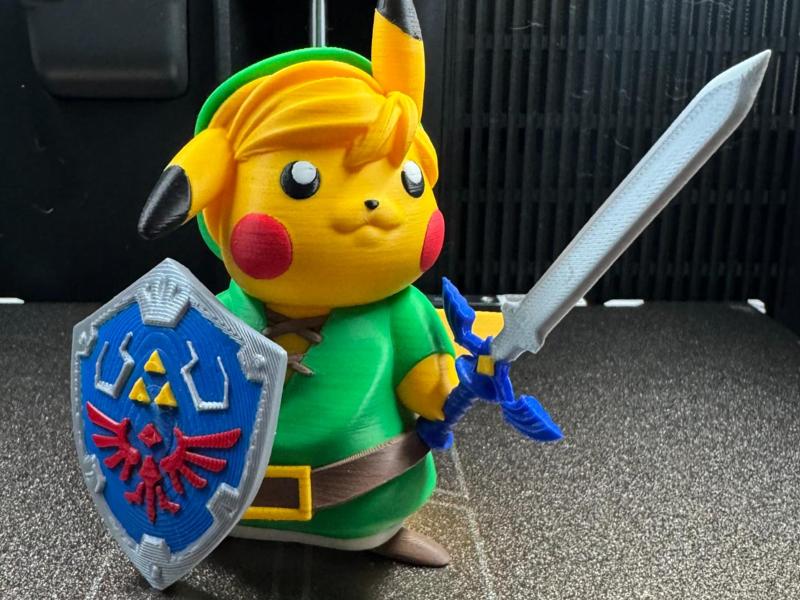 Link x Pikachu Mashup; Nostalgic 3D