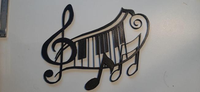 wall decoration music