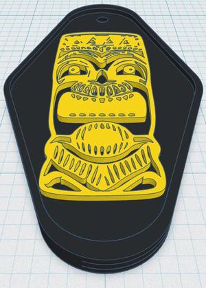Tiki Keytag 84