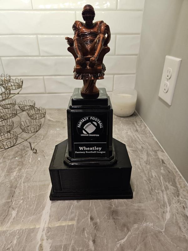"The Armchair" Fantasy Sports Trophy Base Extender