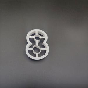 COOKIE CUTTER NUMBER EIGHT SHAPE
