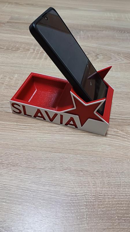 Stojan na mobil Slavia Praha