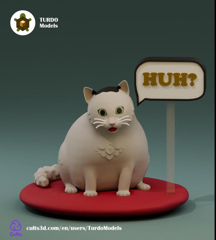 HUH Cat - Fat and adorable Cat from the meme