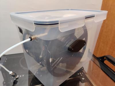 Absolutely Low Friction Filament Drybox using  the Ikea 365+ 10.6l