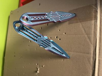 Throwing Knife - Halves for gluing