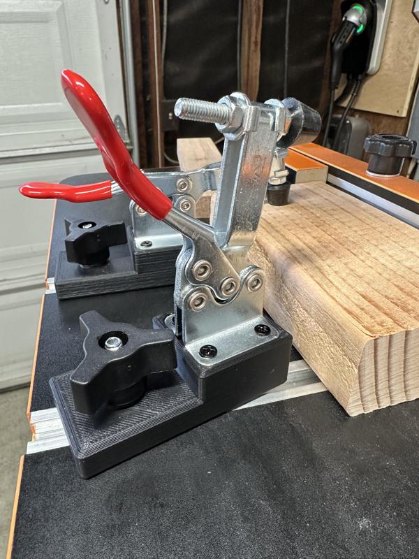 Drill Press Track Block for Toggle Clamp