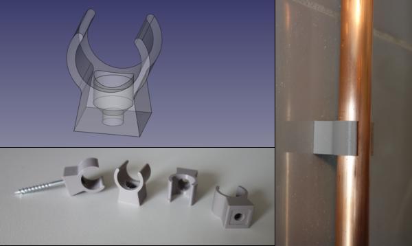 15mm copper pipe clamp saddle