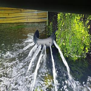 Outlet for HMF 180 degrees for 16mm hose