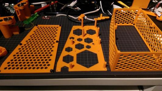 Modular electronics casing for Anet A8 (MOSFET, RPi, 4 relay module, optocoupler)