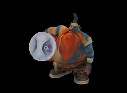 Superfan Gragas League of Legends 3D print model