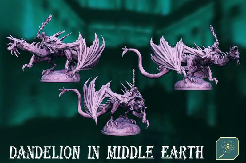 Ring Wraith on Crawling Serpent(Crawling pose)