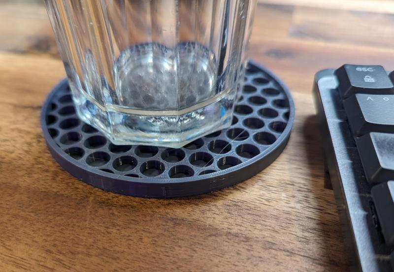 Untersetzer mit Kreismuster