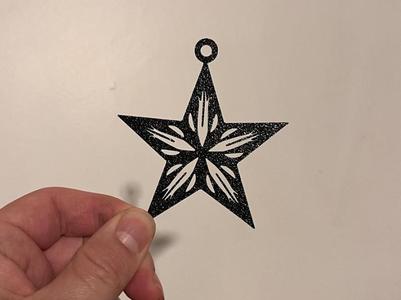 Christmas Tree Decoration - Star #02