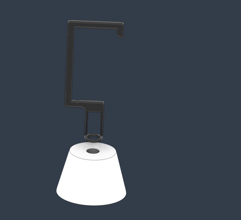 hooki, lamp with a hook