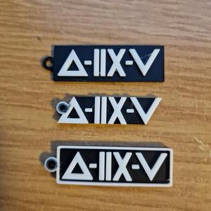 As December Falls Logo Keyring