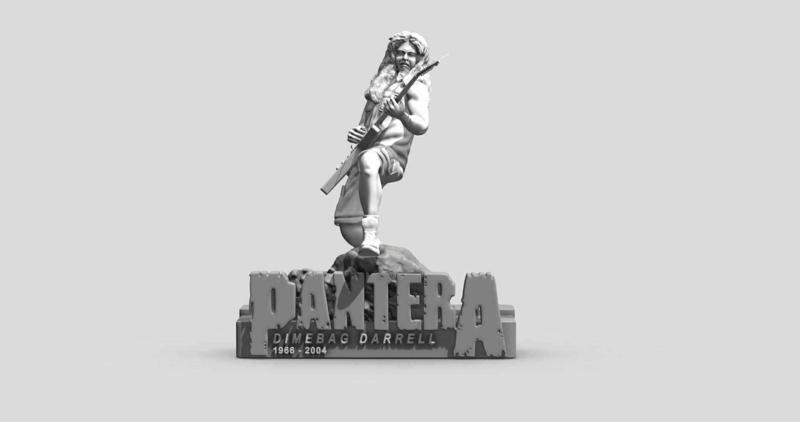 Dimebag Darrell PANTERA - 3Dprinting
