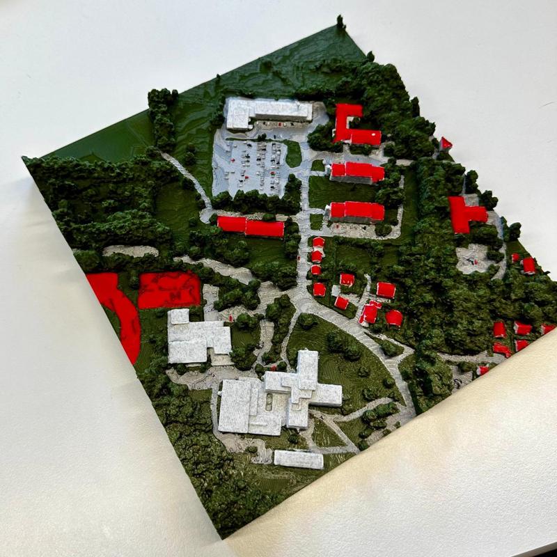 Little Landscape: Miniature Map in 5 Colors