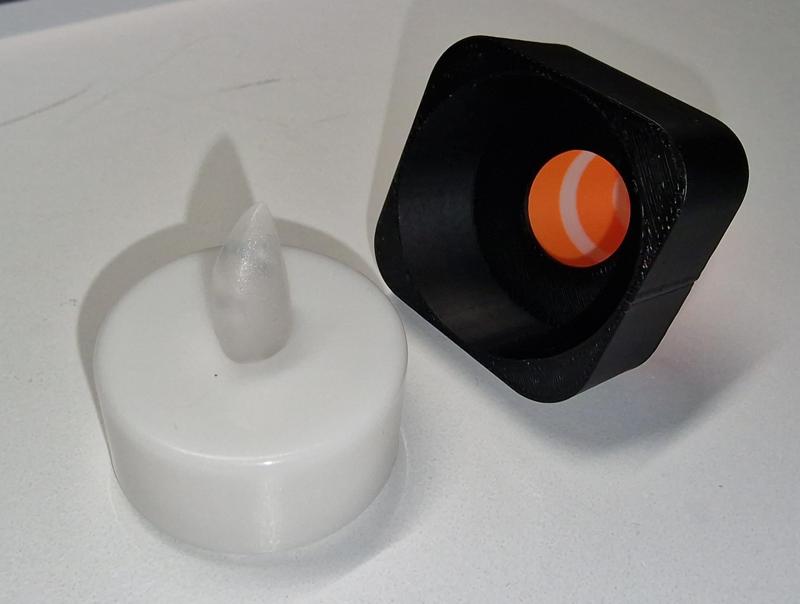 Traffic cone candlelight sleeve