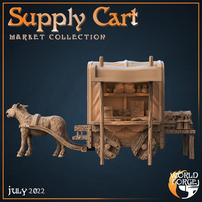 Supply Cart & Donkey