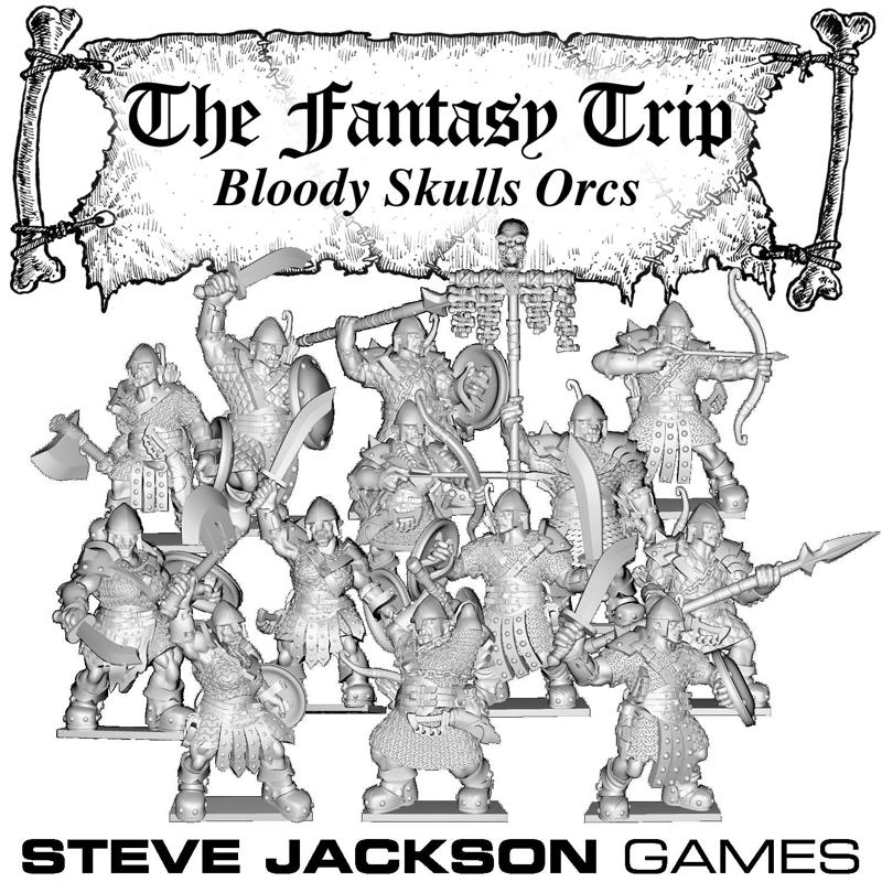 The Fantasy Trip: Foes – The Bloody Skull Orcs