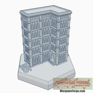 Gothic Building 44 Hex Map Scale HMSG044