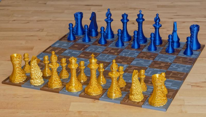 THE GLITCHED CHESS SET