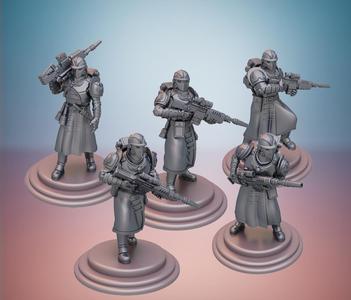 Sanctus Manipulus. Knights (Heavy Blaster Rifles).