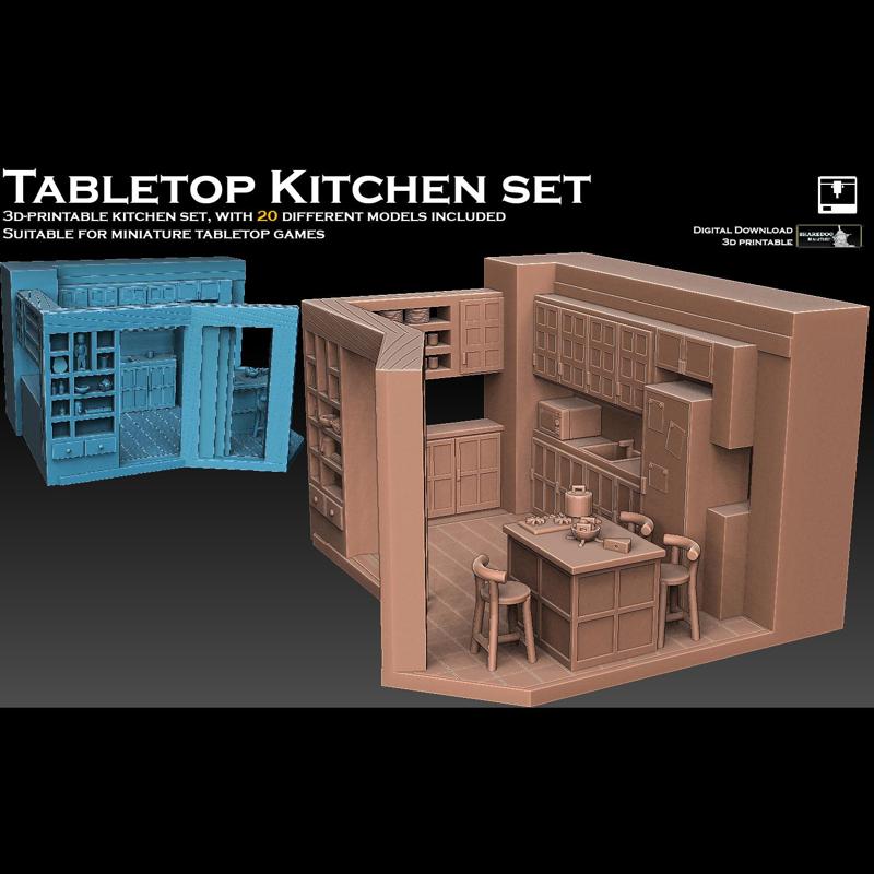 Tabletop Kitchen Set