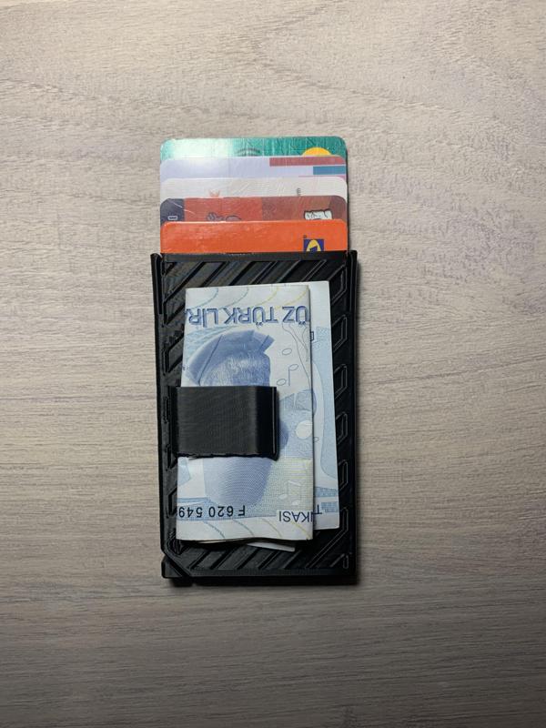 Pop-Up Wallet with Cash Clip