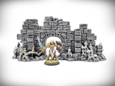 Basic Archway Door Wall: Ancient Ruins GRIMDARK Terrain Set