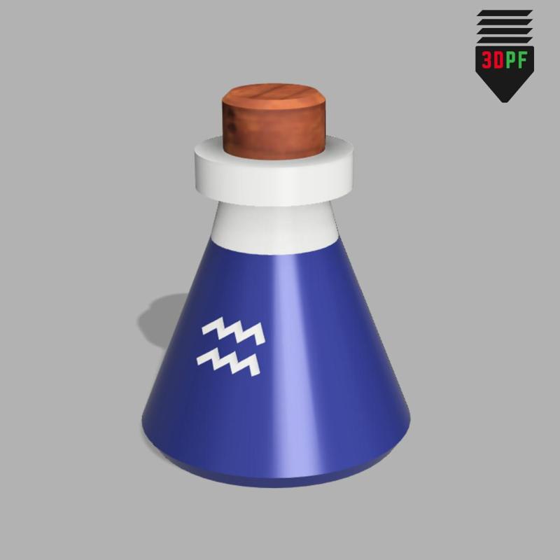 Stash Potion + Keychain (Aquarius)